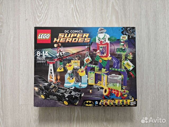 Новый Lego DC Super Heroes 76035 Jokerland