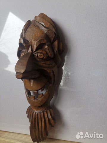 Деревянные маски СССР на стену