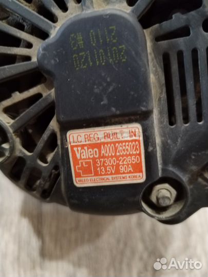 Генератор kia rio jb