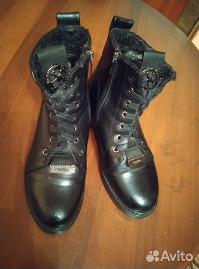 Ботинки утепленные р 38