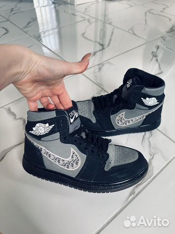 Кроссовки Nike air jordan Dior 36