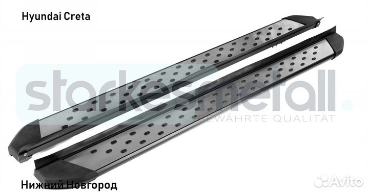 Подножки Hyundai Creta Style