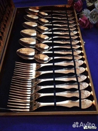 Набор столовых прибо 18 п. Italy Италия люкс 100%