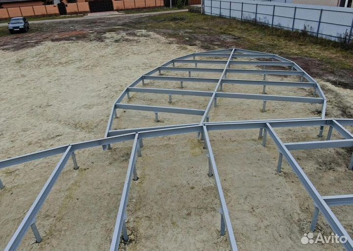 Винтовые сваи для забора