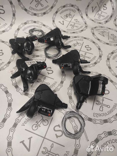 Манетки microshift 3x7, 3x8, 3x9