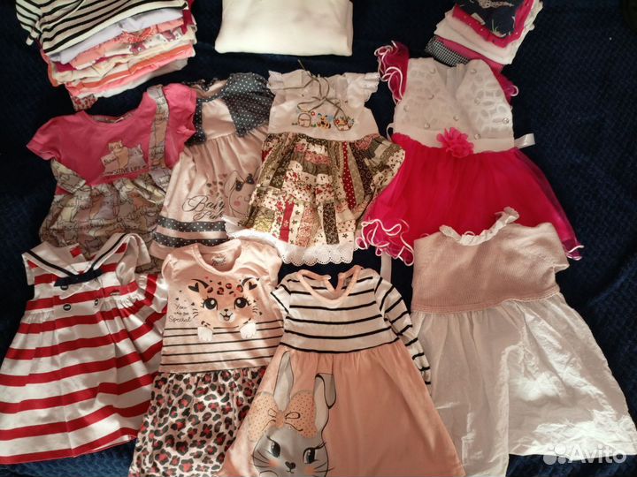 Пакет вещей на девочку 74 80 86