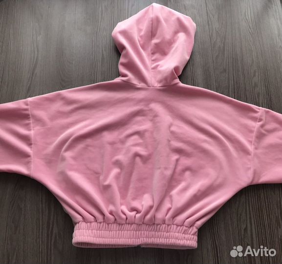 Велюровый костюм розовый