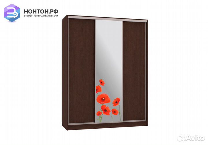 Шкаф-купе Бассо 1-600 маки венге