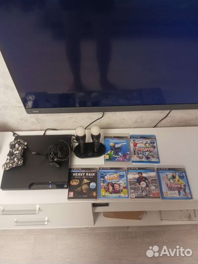 Sony ps3 slim прошитая 500 GB игровая приставка