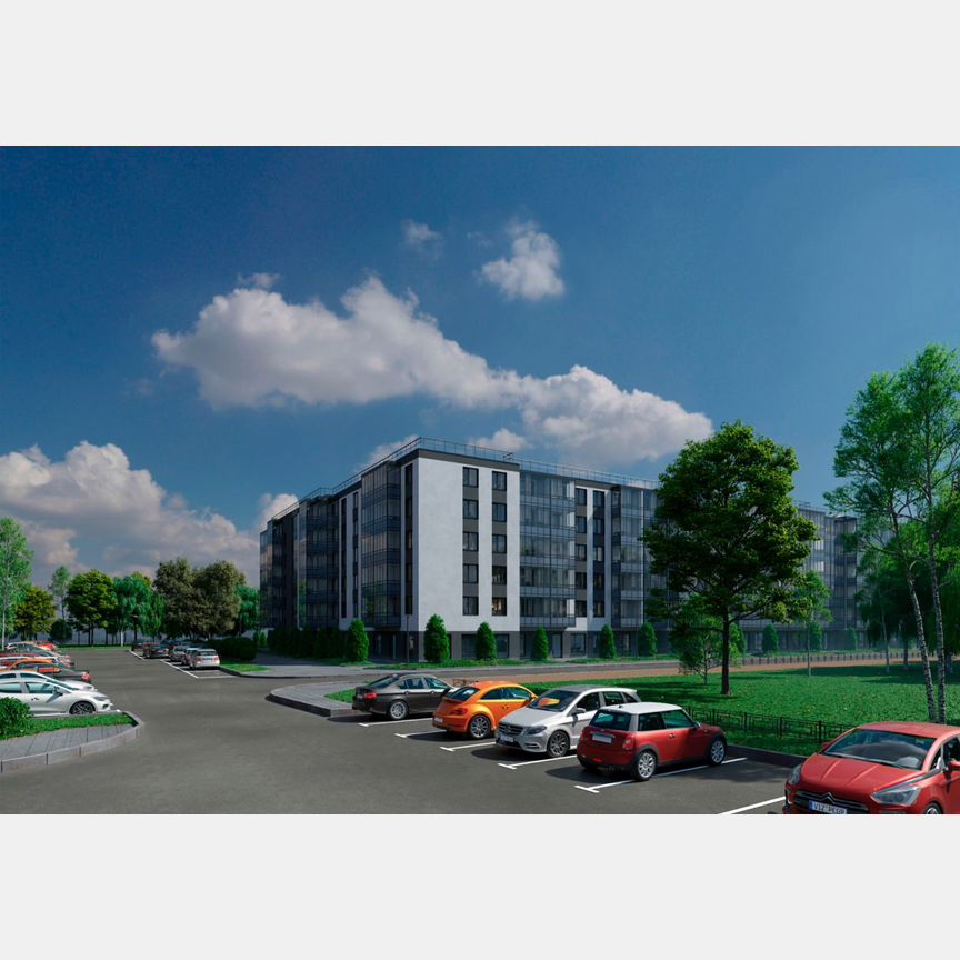 2-к. квартира, 53,5 м², 5/6 эт.