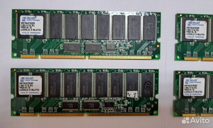Оперативная память Smart 4x512Mb Pc133 reg