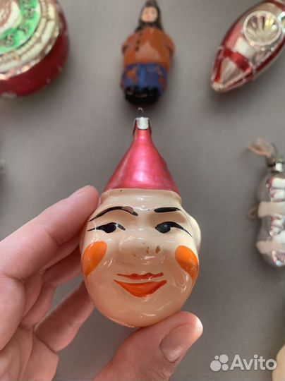 Елочные игрушки СССР винтаж