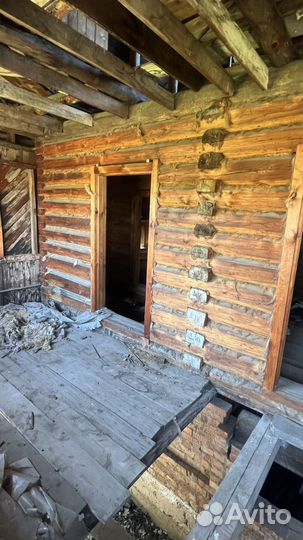 Сруб дома на разбор