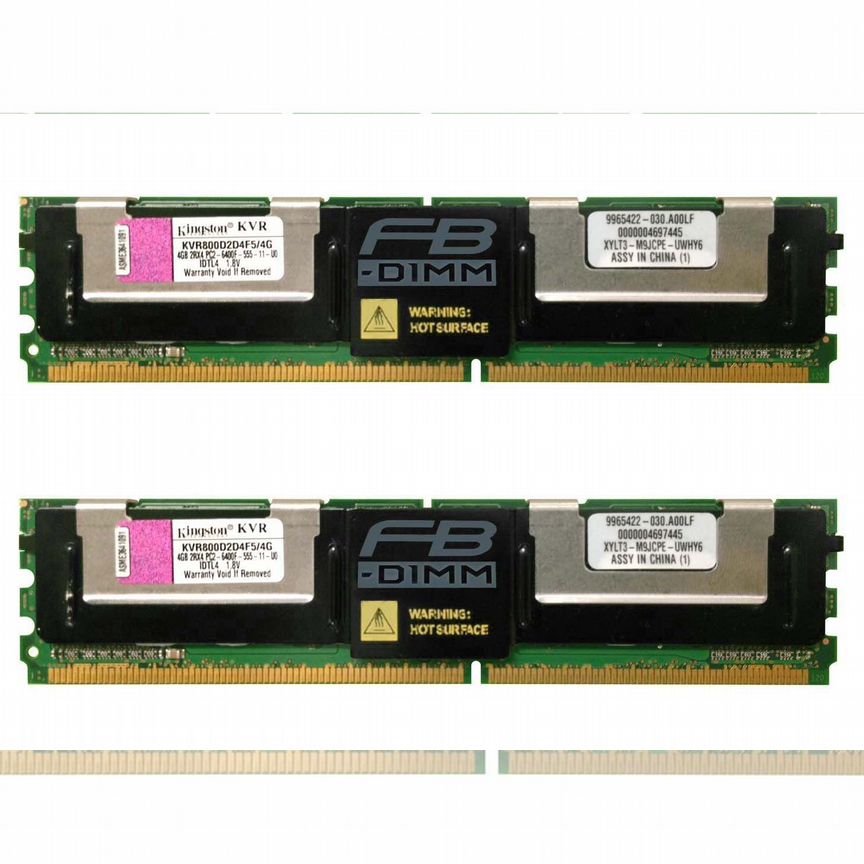 [KVR800D2D4F5K2/4G] Оперативная Память Kingston 4gb Kvr800d2d4f5k2/4g