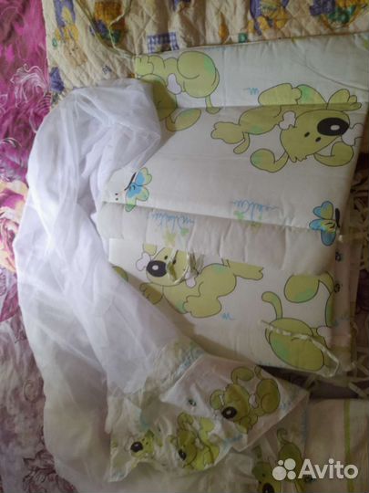 Детские одеяла,бортики в кроватку