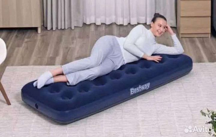 Надувной матрас односпальный BestWey 185*76*22