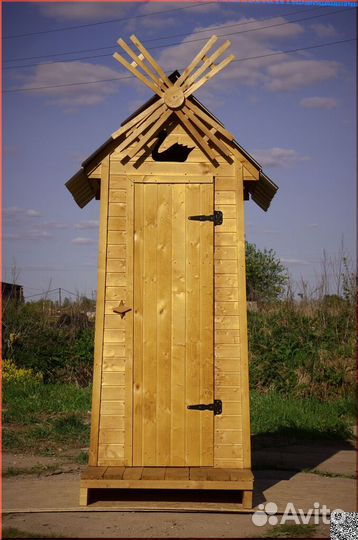 Дачный туалет с установкой