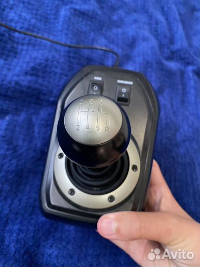 Игровой руль 900 градусов с коробкой передач