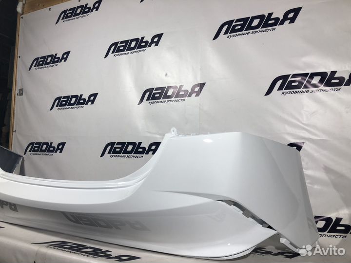 Бампер Hyundai Solaris(20-н.в.) задний Белый atlas