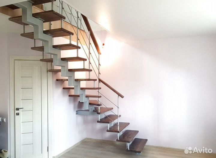 Обшивка ступеней Дубом