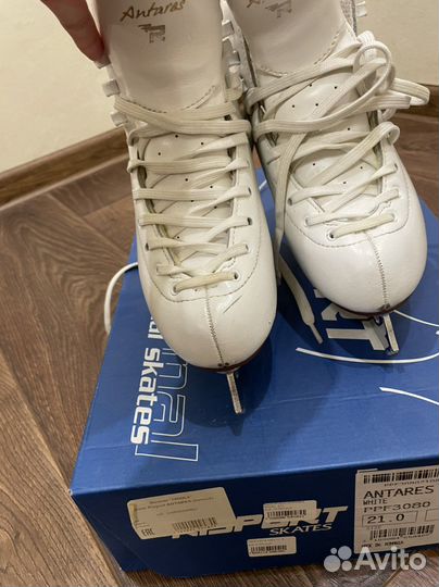 Коньки Antares PPF 3080 21 размер белые