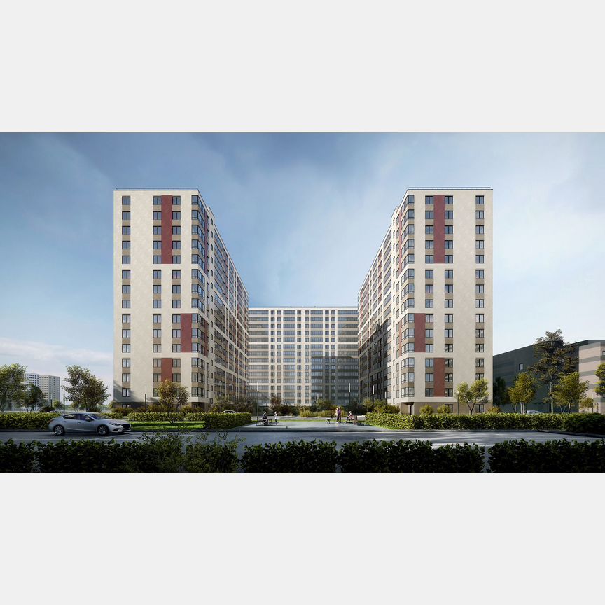 2-к. квартира, 51 м², 14/16 эт.