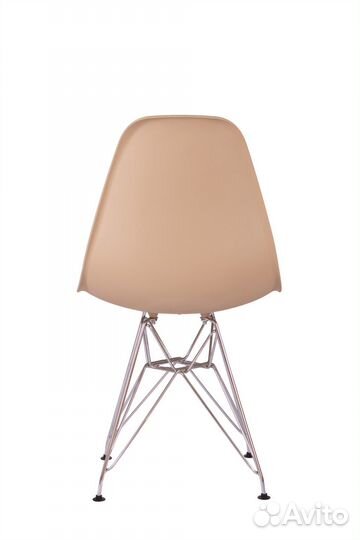 Стул Eames капучино, опора металл