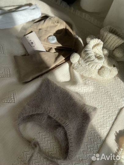 Комплект шапка и снуд наследник