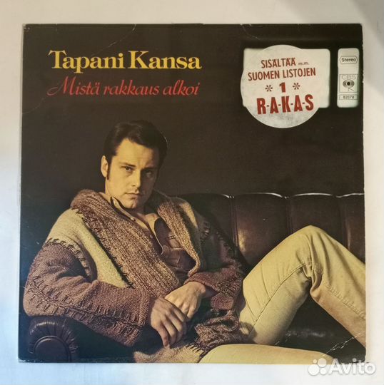 LP Tapani Kansa–Mistä Rakkaus Alkoi 1977