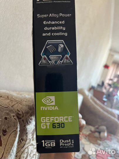 Видеокарта Asus GeForce GT630, новая