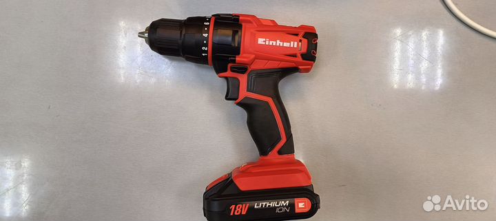 Дрель шуруповёрт Einhell аккумуляторный 18В 38 Нм