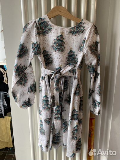 Платье для Нового года Хлопок