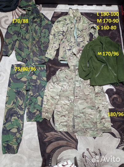 Британская мембрана куртка, штаны, флис