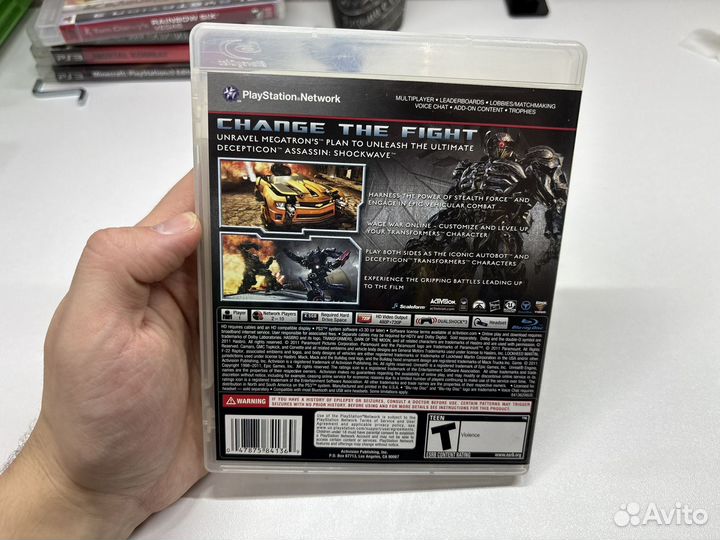 Transformers dark of the moon ps3 диск