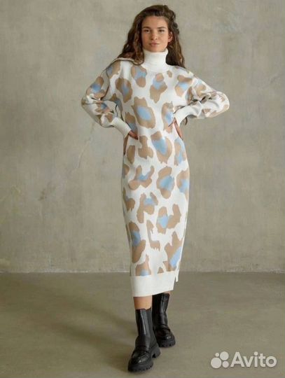 Платье трикотажное женское