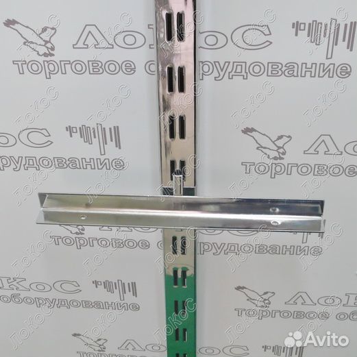 Полкодержатель внутренний L300мм, (пара), хром