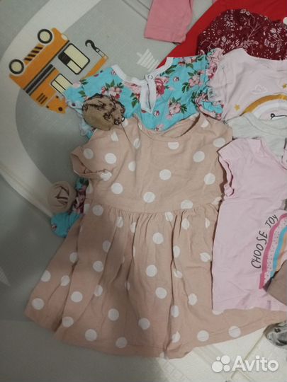 Вещи пакетом на девочку 74-92