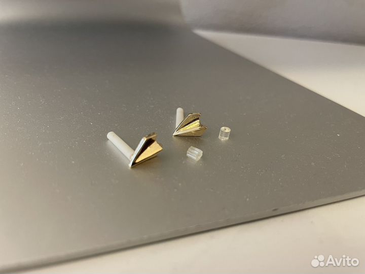 Сережки самолетики