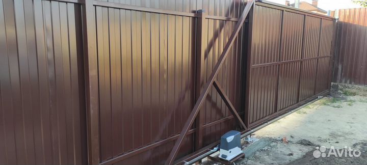 Ворота откатные 4 м с автоматикой - без предоплаты