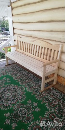 Скамейка деревянная(Сосна)