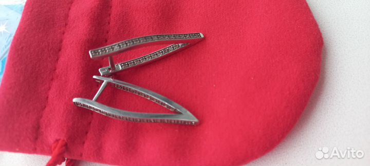 Серьги серебро 925 проба новые