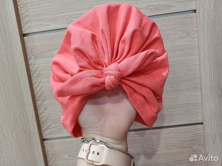Шапка весенняя детская тюрбан