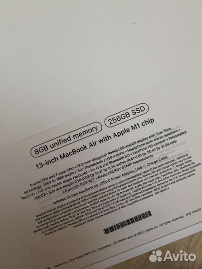 Apple macbook air m1 новый