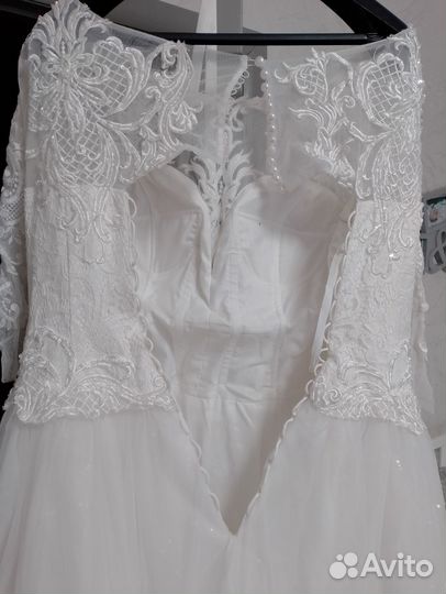 Свадебное платье 52-54