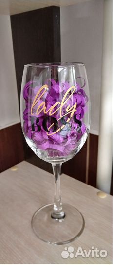 Фужеры с надписями