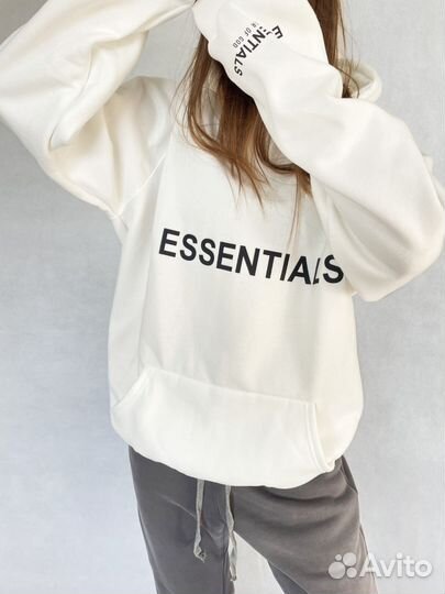 Худи унисекс Essentials белое