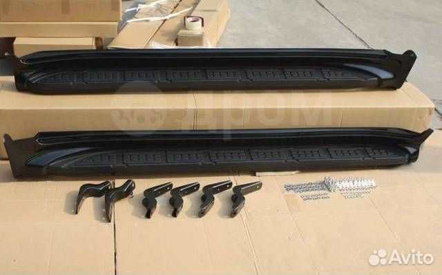 Пороги(подножки) Toyota Prado150/Lexus GX460 с мет