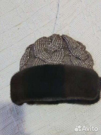 Шапка норка + снуд