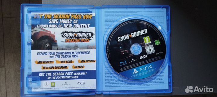Snowrunner ps4 диск