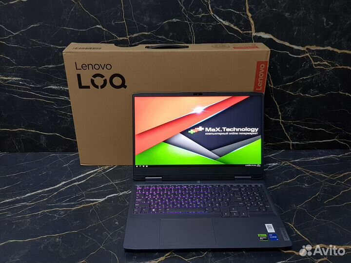 Игровой ноутбук lenovo LOQ i5-12450H RTX 3050